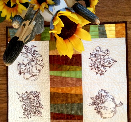 Autumn-Themed Quilted Tablerunner image 4