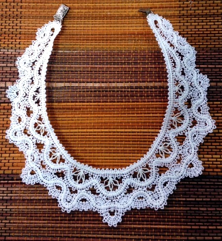 FSL Battenberg Lace Paris Necklace image 5