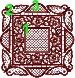 Butterfly Cutwork Lace Doily image 2