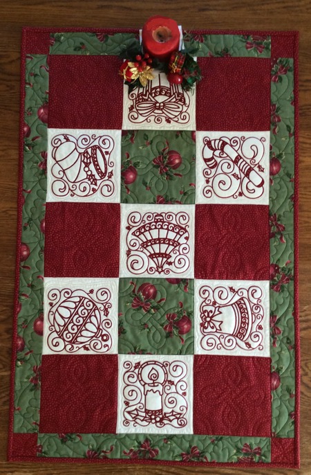 Christmas Ornaments Tablerunner image 3