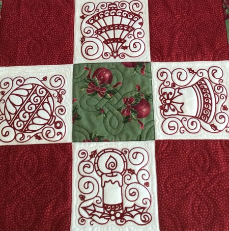 Christmas Ornaments Tablerunner image 2