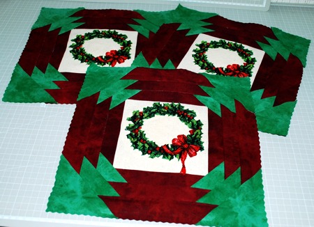 Quilted Christmas Place Mats image 2