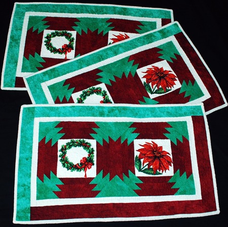 Quilted Christmas Place Mats image 1