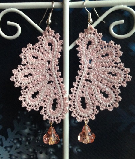 FSL Battenberg Lace Earring Set image 2