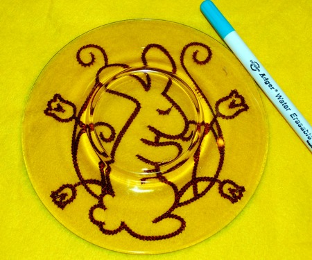 Easter Coasters/Ornaments with Embroidery image 2