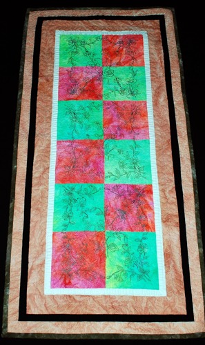 Table Runner with Coloring Embroidery image 5