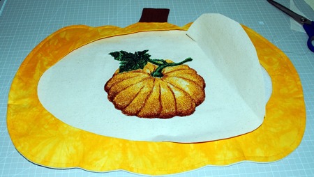 Pumpkin Place Mat or Table Topper image 13
