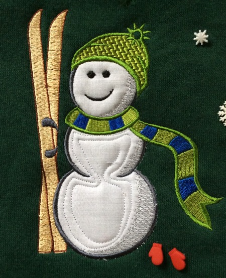 Snowman Applique Set image 9