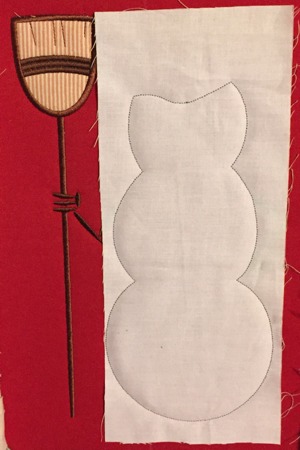 Snowman Applique Set image 5
