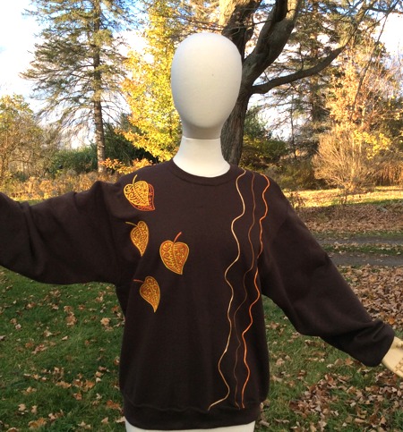 Autumn-Themed Sweatshirt Makeover image 8