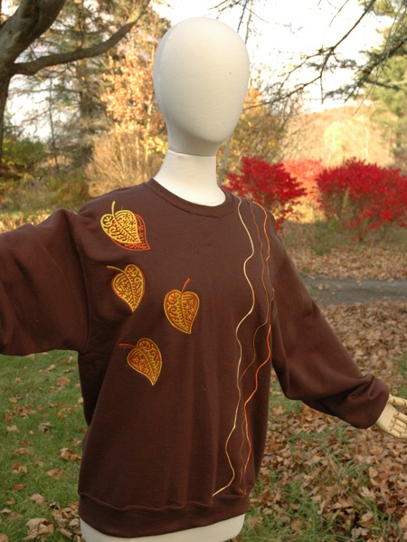 Autumn-Themed Sweatshirt Makeover image 1