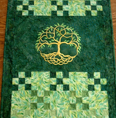 Celtic Tree of Life Quilted Table Runner image 5