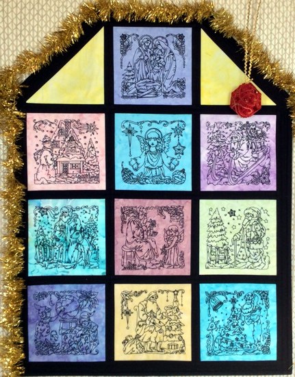 Christmas Window Wall Quilt image 1