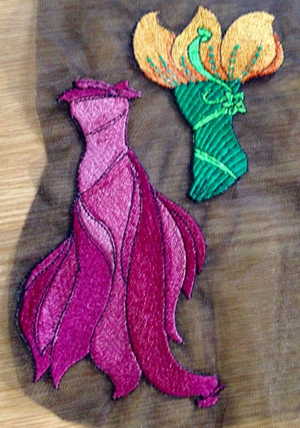 Paper Doll and dresses. Instructions on how to embroider machine embroidery designs image 4