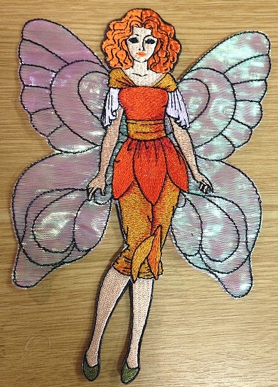Paper Doll and dresses. Instructions on how to embroider machine embroidery designs image 9