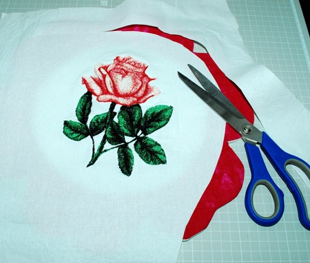Mother's Day Table Mats with Rose Embroidery image 14