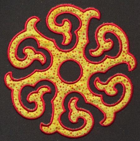 Sun Mandala Applique image 1