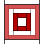 Valentine Hearts Table Runer Diagram