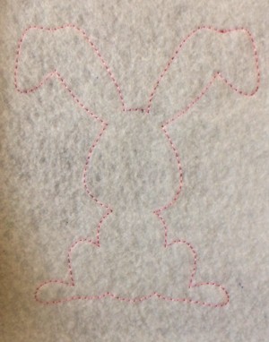 Easter Rabbit Applique image 2