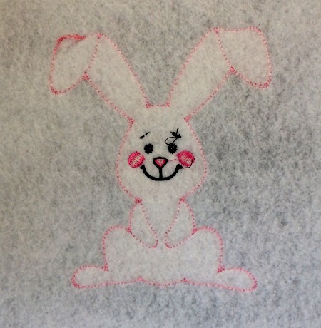 Easter Rabbit Applique image 6