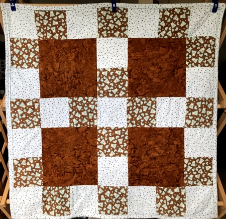 Frayed-Edge Bady Quilt with applique image 13