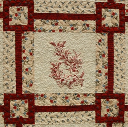 Birds and Flowers Bed Quilt image 8