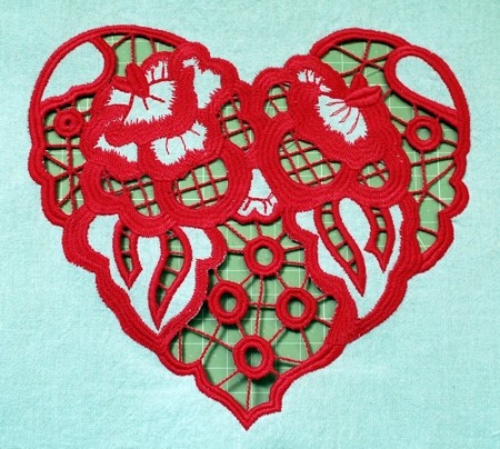 Cutwork Lace Heart image 6