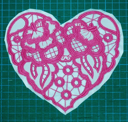 Cutwork Lace Heart image 10