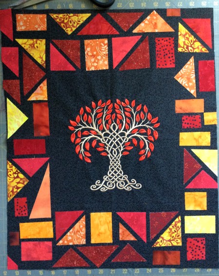 Celtic Tree Art Quilt image 5