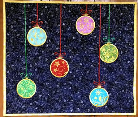 Applique Christmas Balls image 1