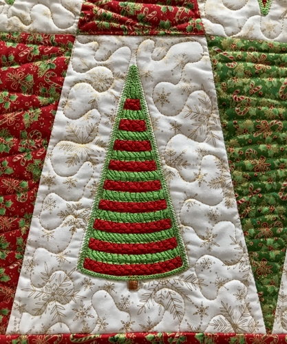 Christmas Tree Quiled Table Runner image 6