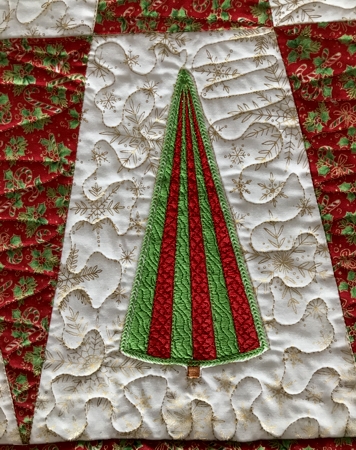 Christmas Tree Quiled Table Runner image 7