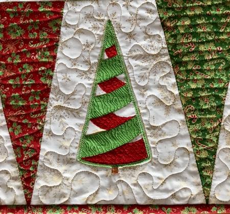 Christmas Tree Quiled Table Runner image 8