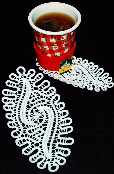 Freestanding Point Lace Doily image 1