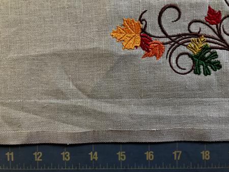 Table linenswith fall themed embroidery image 5
