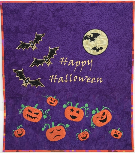 Happy Halloween Quilted Banner image 1