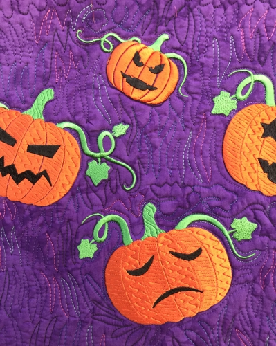 Happy Halloween Quilted Banner image 3