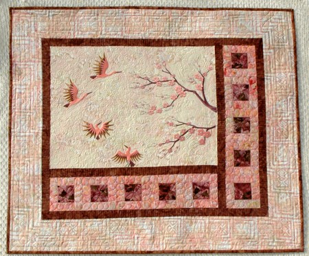 Oriental Wall Quilt: Dawn