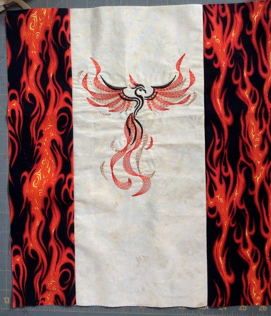 Phoenix Art Quilt image 3
