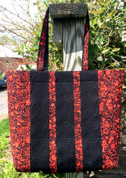 Quilted Tote Bag with Celtic Motif Applique image 23