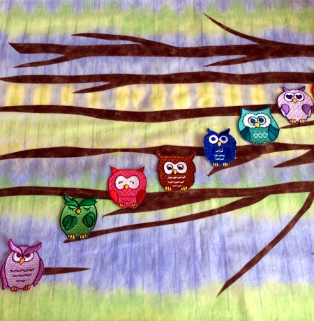 Owl Chord Musical Wall Quilt image 15