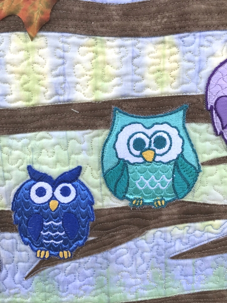 Owl Chord Musical Wall Quilt image 2