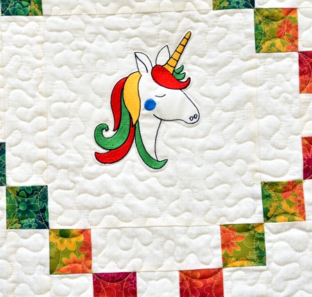 Unicorn Baby Quilt image 6