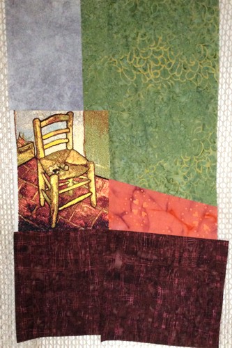 Chair with Pipe by Van Gogh Art Quilt image 12