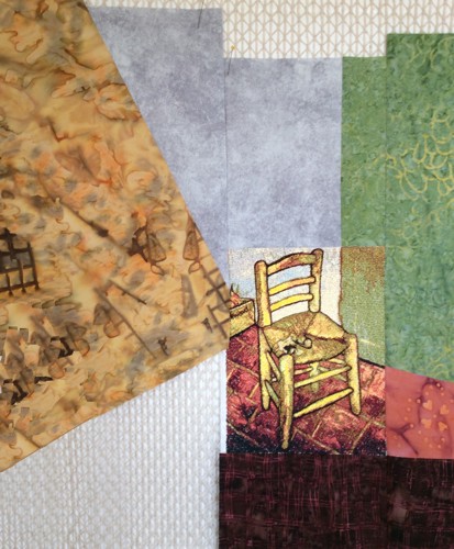 Chair with Pipe by Van Gogh Art Quilt image 19
