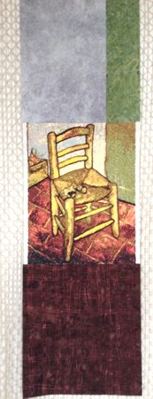Chair with Pipe by Van Gogh Art Quilt image 7