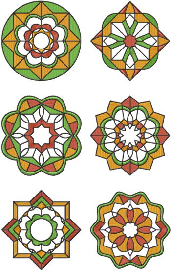 Small Mandala Applique designs image 1