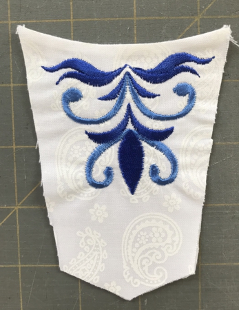 Photo of the finished stomacher