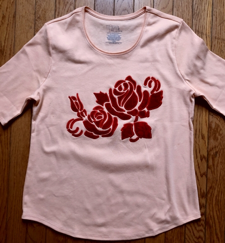 T-shirts embellished with applique image 3