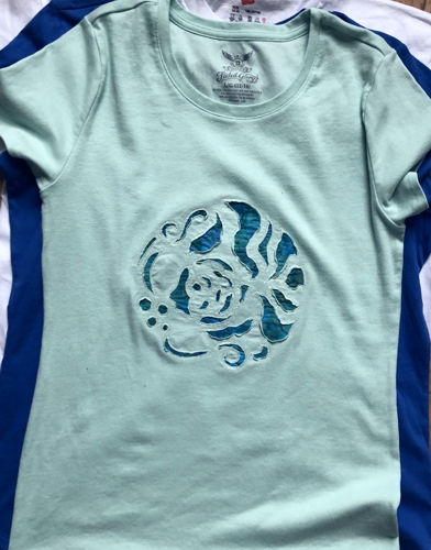 T-shirts embellished with applique image 6